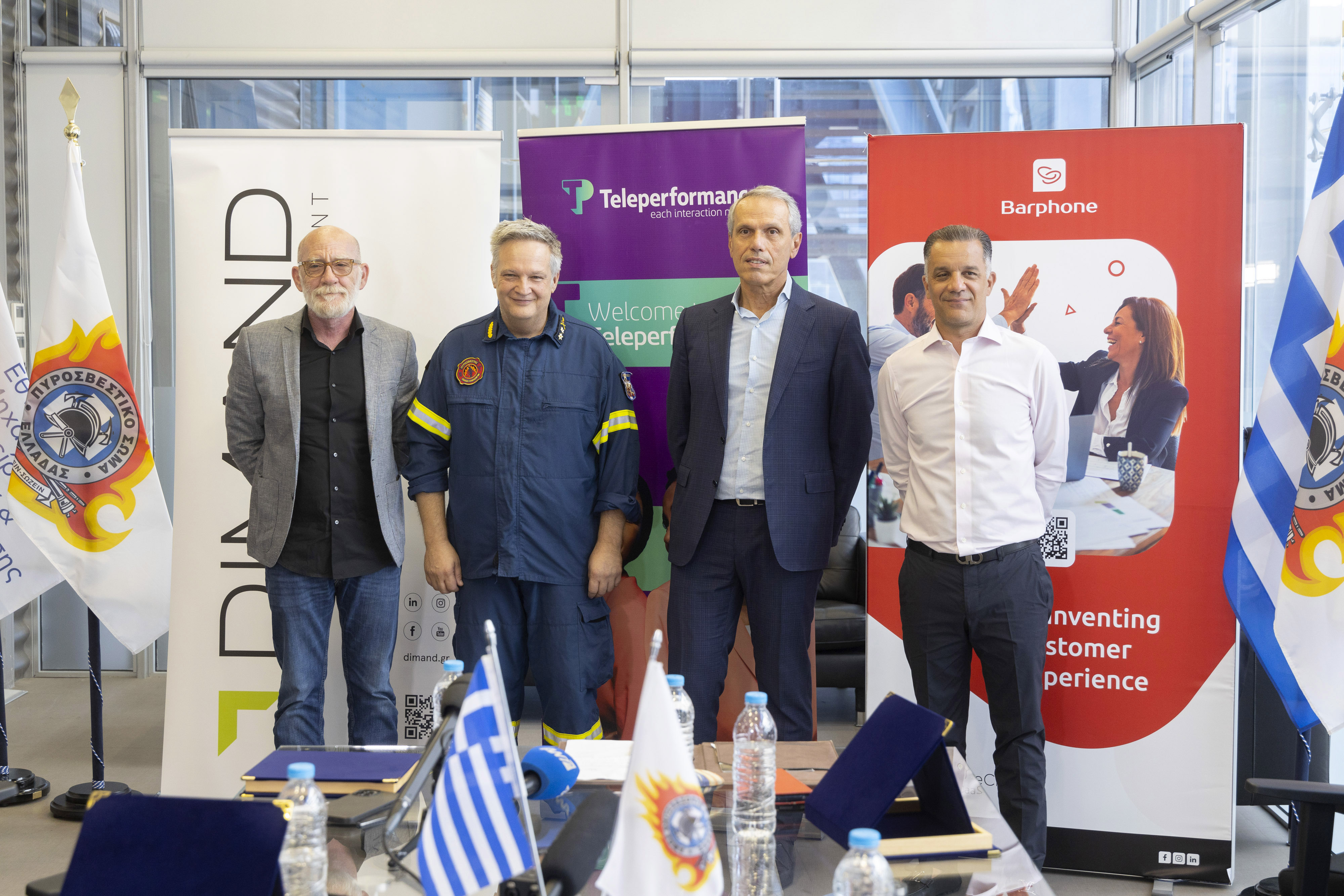 Teleperformance Greece, DIMAND and Barphone join forces to support Greek authorities